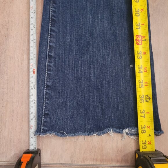 Rock & Republic Denim Women's Kasandra Bootcut Jeans Size 14 Raw Hem - Picture 12 of 13